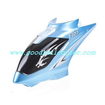 dfd-f163 helicopter parts head cover (blue color) - Click Image to Close